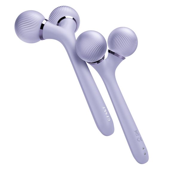Електронний ультразвуковий ролик для обличчя та тіла GESKE Sonic Facial&Body Roller 4в1 violet | Зображення 5