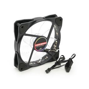 Кулер корпусний 12025 DC sleeve fan 4pin - 120 * 120 * 25мм, 12V, 1100об / хв, 15LED, RGB