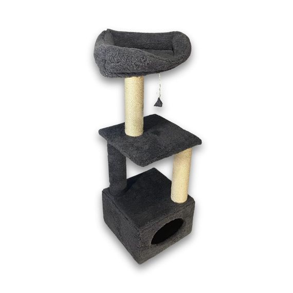 Дряпка Природа Д23 для котів з будиночком 36x36x115 см | Зображення 2