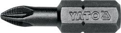 Насадка викруткова YATO : "Pozidriv" PZ1 x 25 мм. HEX 1/4". 50 (Уп/Шт.) YT-7810