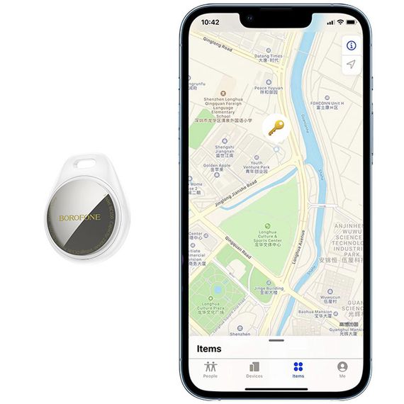 Трекер BOROFONE BC100 Ingenioso intelligent positioning anti-lost White | Зображення 6