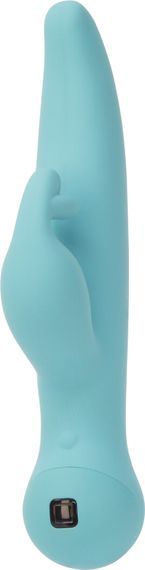 Вібратор-кролик Touch by SWAN - Trio Teal, сенсорне керування, ротація, діаметр 3,8 см | Зображення 3