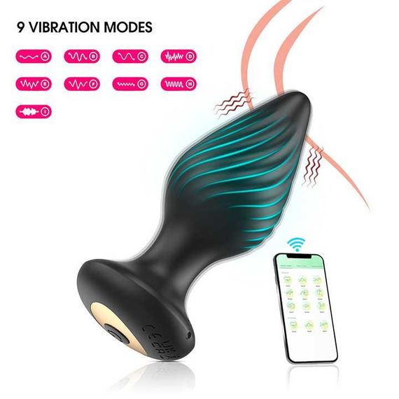 Смарт анальний корок Nexus Tornado 11*4 см — Анальні іграшки | Зображення 1