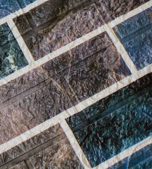 Самоклеюча декоративна 3D панель цегла кашемір Loft Expert 700x770x5 мм | Зображення 1