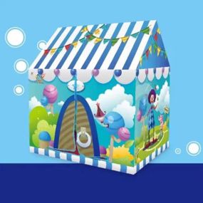 Намет дитячий ігровий Будиночок HA-154 Блакитний