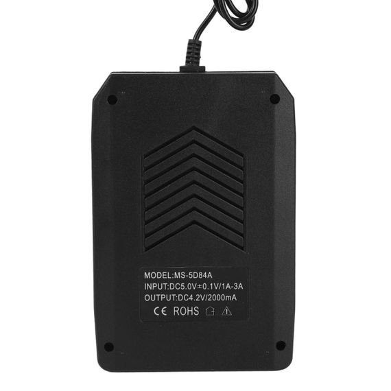 Универсальное зарядное устройство на 4 аккумулятора Li-ion, от USB, 4,2V/2A, MS-5D84A / Зарядка для батареек | Зображення 3
