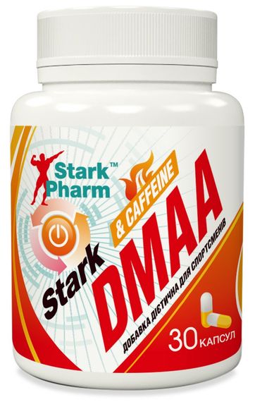 Передтренувальний стимулятор Stark Pharm DMAA 100 мг + Caffeine 200 мг 30 caps