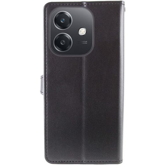 Шкіряний чохол-книжка GETMAN Gallant (PU) для Oppo A3 4G / A3x 4G/ A40m Чорний | Зображення 4