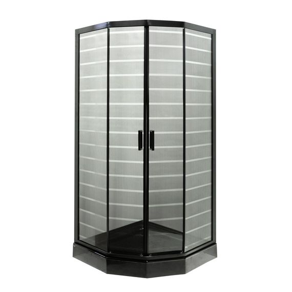 Душова кабіна Insana Ida Black P 92/5 B LN 90х90х205 низький піддон