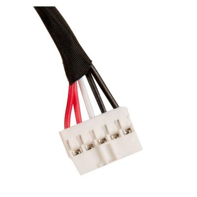 Разъем питания ноутбука с кабелем Lenovo для Lenovo PJ960 (прямоугольный + center pin),5-pin,20 см (A49085) | Зображення 2