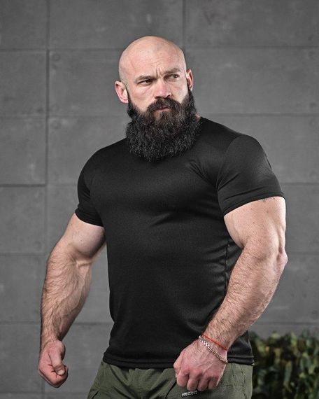 Тактична футболка, що відводить піт, любов чорна ДЛ6548 | Зображення 2