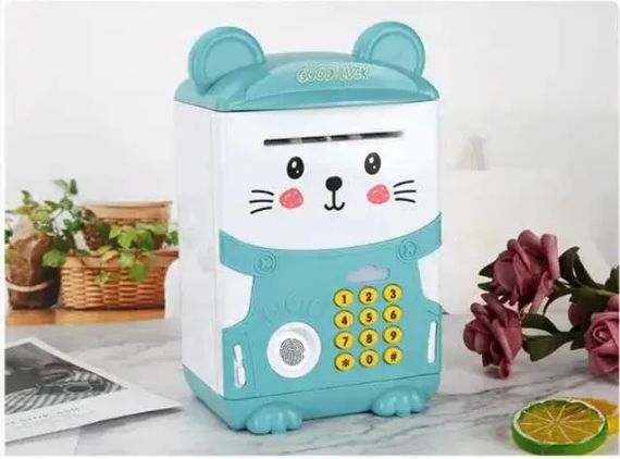 Копилка-сейф с кодовым замком и отпечатком Милый Мишка | Зображення 4