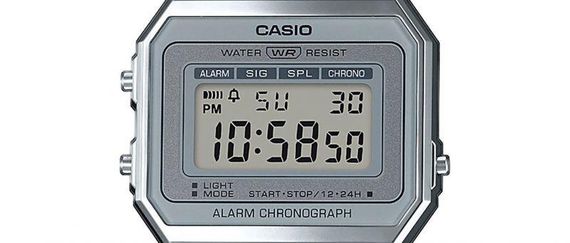 Оригінальні чоловічі годинники наручні стильні якісні японські Casio Collection A700WEM-7AEF | Зображення 2