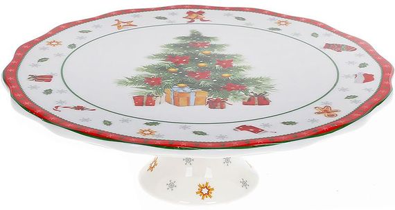Підставка для торта "Ялинка" Ø25см, порцеляна