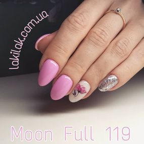 Гель-лак Moon Full №119 світло-рожевий 8мл