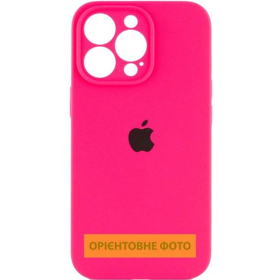 Чохол Silicone Case Full Camera Protective (AA) для Apple iPhone 17 Pro (6.3") Рожевий / Barbie pink