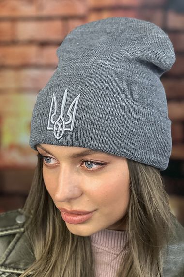 Шапка «Тризуб» (5155) графит