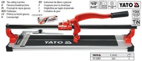 Плиткорез YATO Польша ручной скользящий ползунок l=60 cм YT-3707