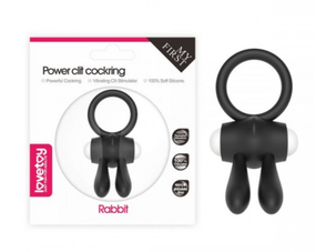 Эрекционное виброкольцо Power Clit Cockring, Black sexstyle