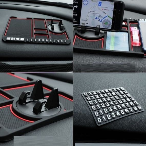 Органайзер для мобільного телефона липкий липкий килимок в авто | Зображення 2