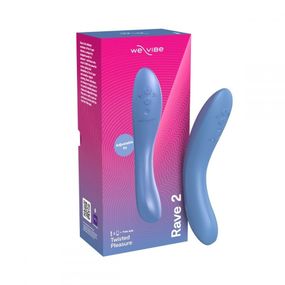 Вібратор для точки G Rave 2 We-Vibe, силіконовий, синій, 19.3 х 3 см Sex Aura