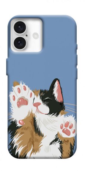 Чохол з картинкою Funny cat для Apple iPhone 16 (6.1")
