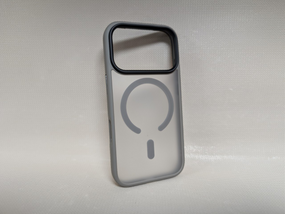 Чохол для iPhone 17 Pro / Айфон 17 Про, Soft Touch, протиударний, MagSafe, сірий