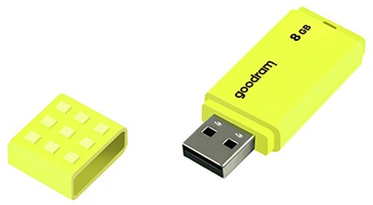 Flash Drive Goodram USB 8GB UME2 (UME2-0080Y0R11) Yellow | Зображення 3