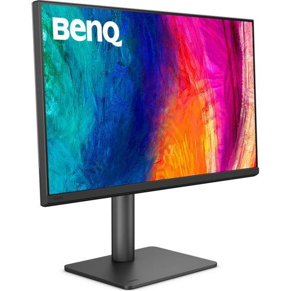 TFT 27" BenQ PD2706QN, QHD, IPS, HDMI, DP, USB-C, HAS, Pivot, колонки, темно сірий | Зображення 2