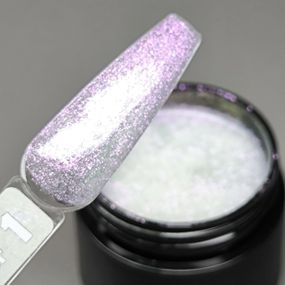 Гель для декора Mi OMGel №1 (прозрачно-молочный с фиолетовым шиммером) 5мл