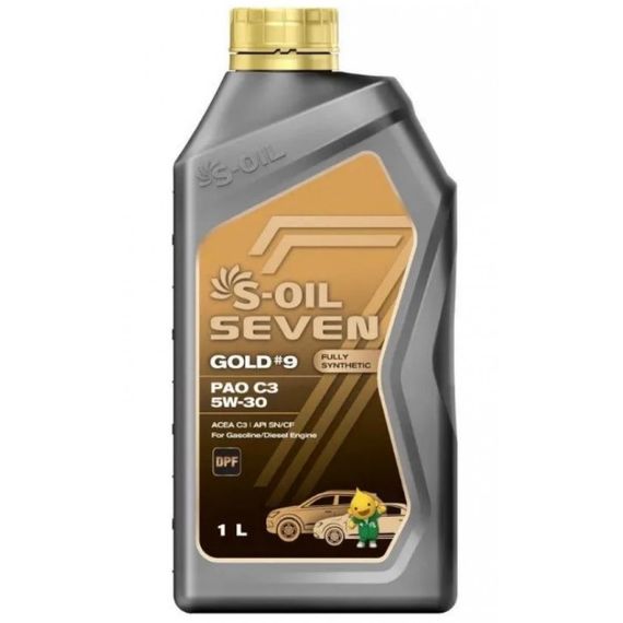 Моторна олива S-OIL 7 GOLD #9 PAO C3 5W-30 1л.