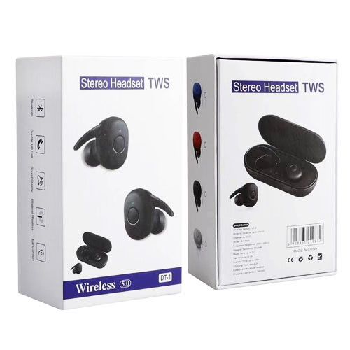 Беспроводные bluetooth наушники DT1 с кейсом red | Зображення 1