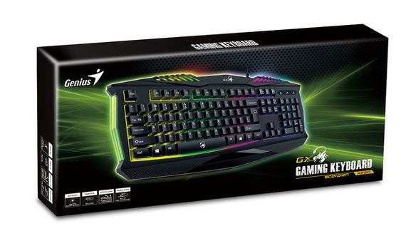 Клавіатура Genius Scorpion K220 Black UKR | Зображення 4