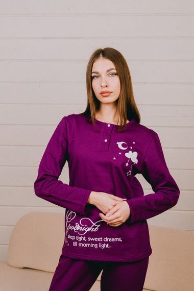Піжама жіноча Носи своє 60 Фіолетовий (p-15694-179673) | Зображення 6