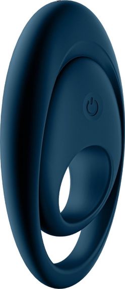 Вібрувальне кільце для пінису Satisfyer Glorious Duo зі стимуляцією яєчників і клітора, синє Sex Aura | Зображення 2