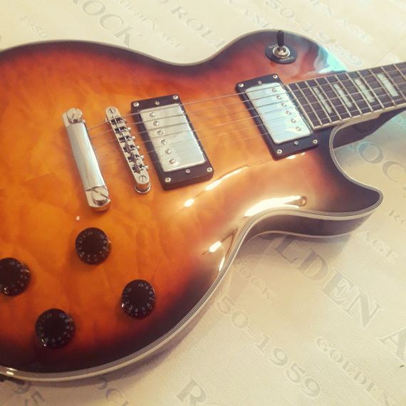 Електрогітара Gibson Les Paul Custom Sunburst Lux China | Зображення 4