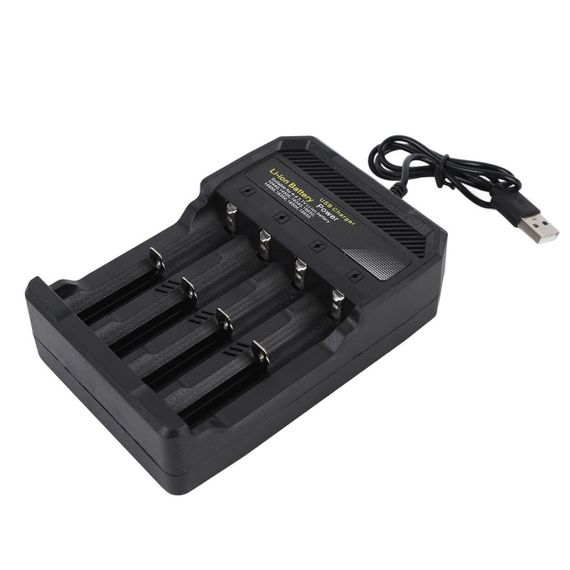 Универсальное зарядное устройство на 4 аккумулятора Li-ion, от USB, 4,2V/2A, MS-5D84A / Зарядка для батареек | Зображення 7