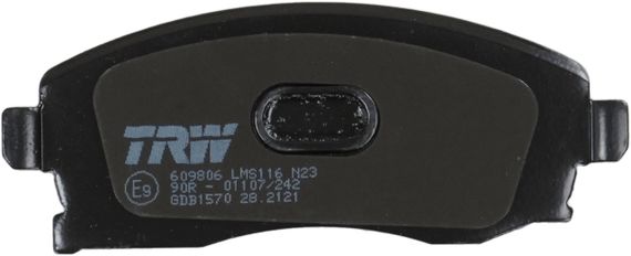 Передні гальмівні колодки Меріва А 1.4 1.6 TRW (GDB1570) | Зображення 1