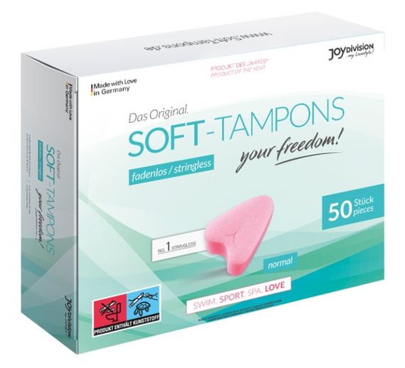 Гигиенические тампоны – Soft-Tampons Normal, 50 шт. sexstyle