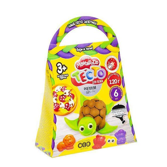 Набор креативного творчества "Master Do" TMD-04-01…06, 6 цветов теста Черепаха