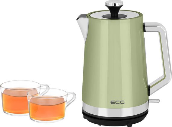 Електрочайник EСG RK 1766 Vintage Olive 1.7 л оливковий | Зображення 1