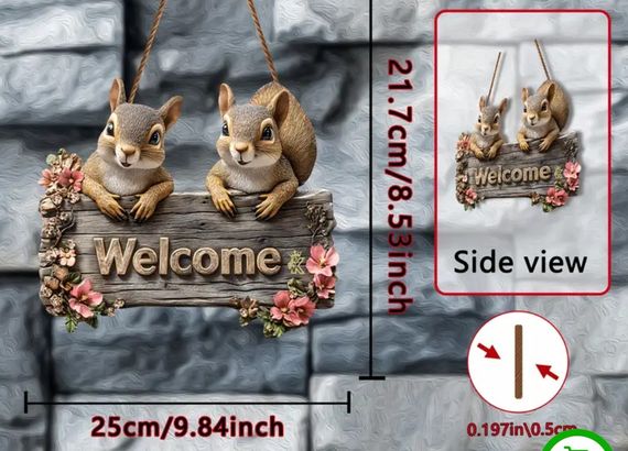 Табличка-постер  Welcome Белки | Зображення 4