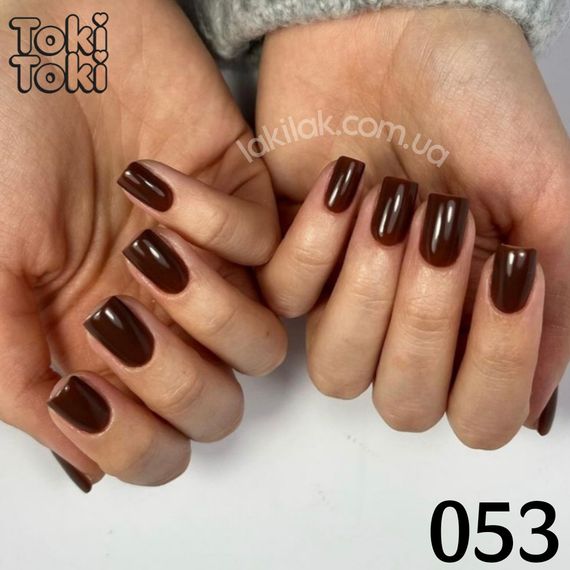Гель-лак Toki-Toki № 053 шоколадный 5мл