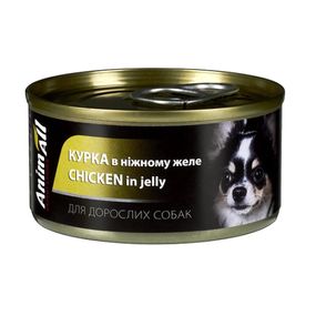 Вологий корм для собак з куркою AnimAll Dog Chicken, 85 гр