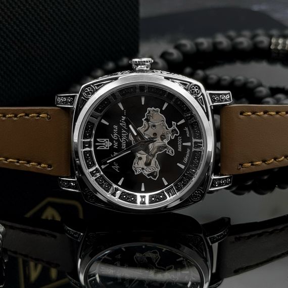 Жіночий годинник Awarder 021 Де би не була Silver-Black-Brown | Зображення 3