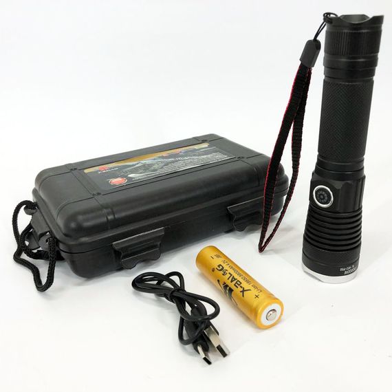 Тактический фонарь Police BL-A92-P50, сильный фонарик, светодиодный ручной аккумуляторный портативный | Зображення 8