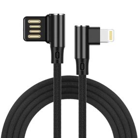 Кабель Avantis AC-47i L-Shape USB – Lightning- черный