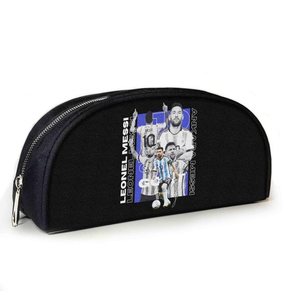 Пенал школьный с принтом Лионель Месси 23х10х8 см с принтом для мальчика (3821)