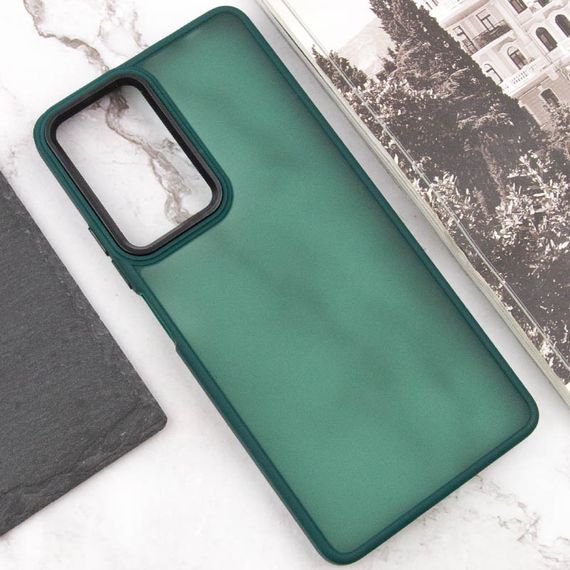 Чехол TPU+PC Lyon Frosted для Xiaomi Redmi Note 10 Pro / 10 Pro Max Green | Зображення 3