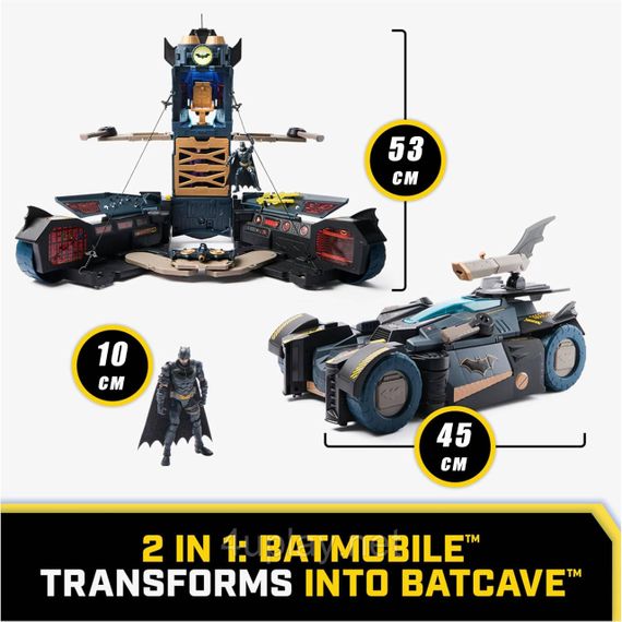 Уцінка Бетмобіль-трансформер із командним центром Бетмен Оригінал Batman Ultimate Transforming Batmobile | Зображення 2
